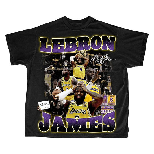 LEBRON JAMES GOAT GRAPHIC TEE â€“ STREETWEAR