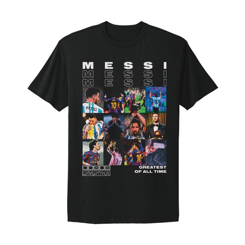 Lionel Messi, #10 Miami, Argentina World Cup Champions Graphic T-Shirt