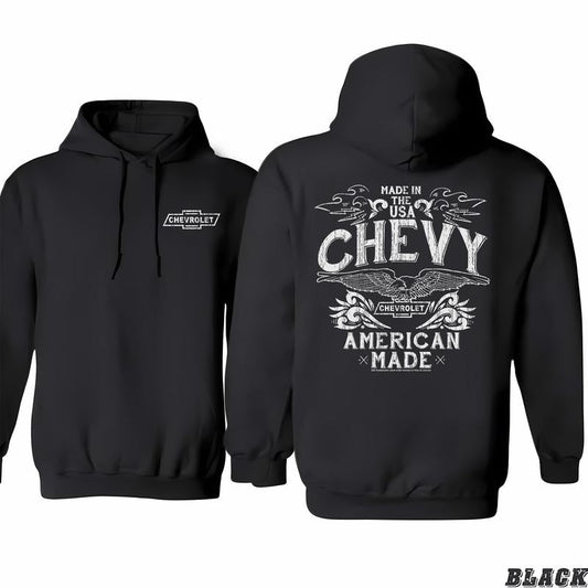 Chevrolet Usa Hoodie, Pick Your Color, Work From Home Wear, Styles For Every Taste, All-gender Fits, Classic Cotton, Menswear Unisex, Unisex