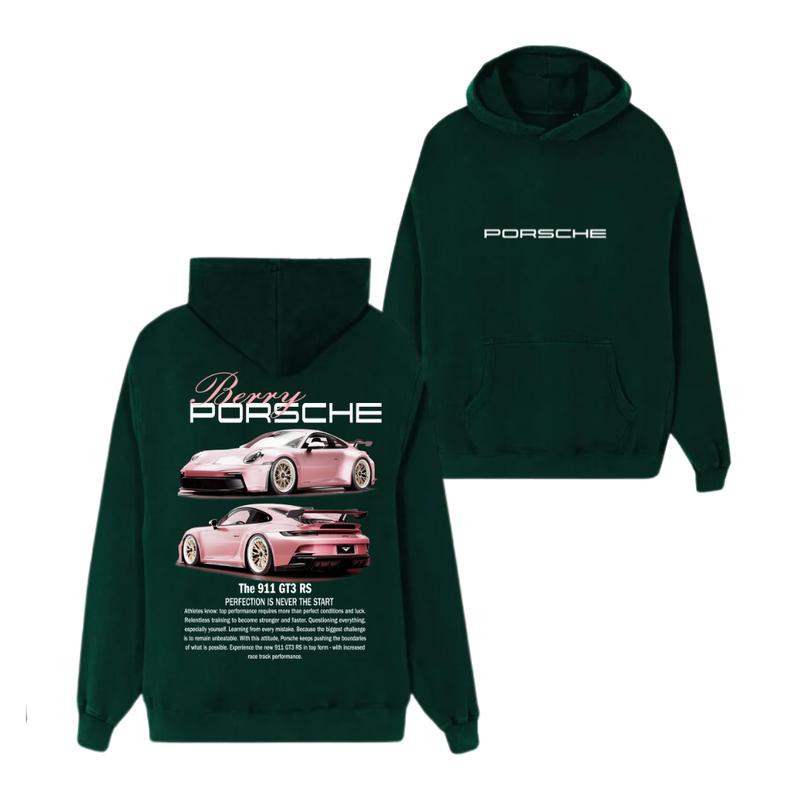 Porsche 911 GT3 RS-Pink Hoodie, Unisex, Menswear, Street Racing Shirt, Car Hoodie, Boyfriend Gift