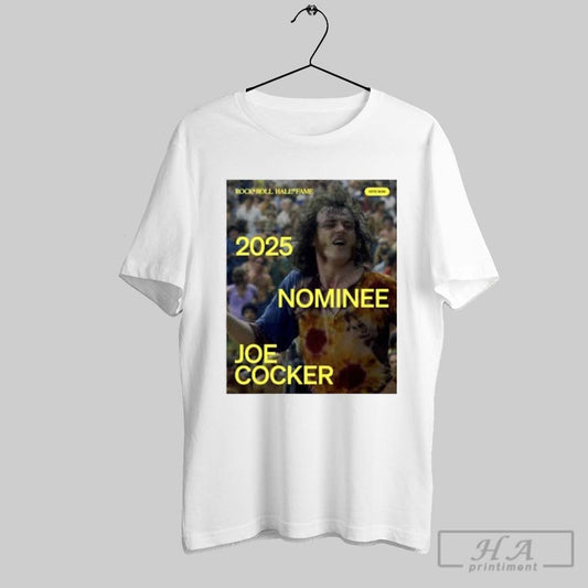 Premium Rock And Roll Hall Of Fame 2025 Nominee Joe Cocker T Shirt