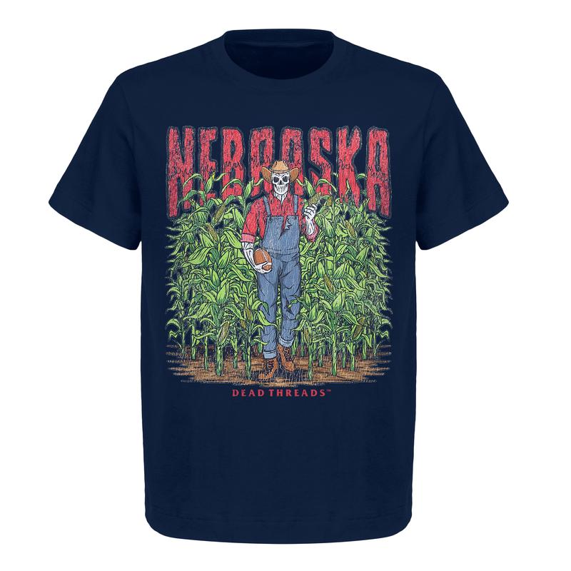 Limited Edition Nebraska Cornhuskers Football Graphic Tee | Unisex Heavy Cotton T-Shirt for True Fans