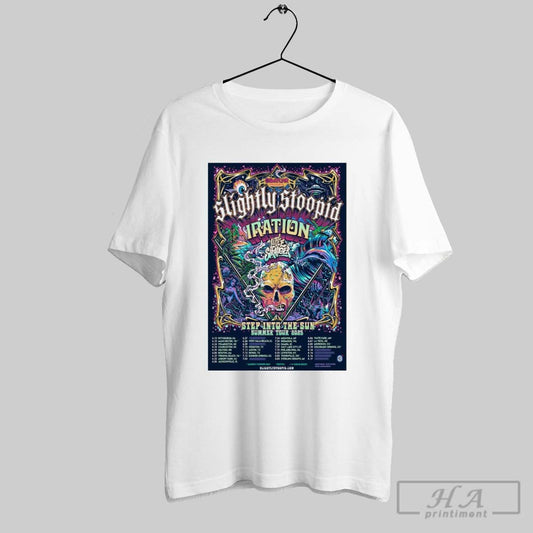 Poster Slightly Stoopid Little Stranger 2025 Step Into The Sun Tour T Shirt