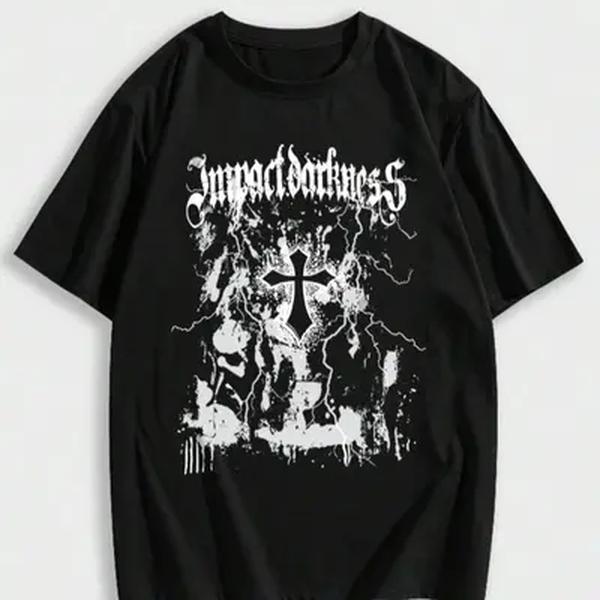 Men's Summer Clothes T-shirt, Graphic Round Neck Tee, Regular Fit Casual Street T-shirt For Summer, Men's Top For Daily Wear T-shirt, Gift For Her, Gi