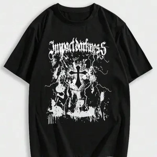 Men's Summer Clothes T-shirt, Graphic Round Neck Tee, Regular Fit Casual Street T-shirt For Summer, Men's Top For Daily Wear T-shirt, Gift For Her, Gi