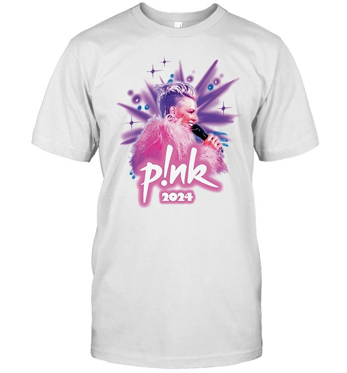 Pink Airbrushed 2024 Tour Shirt Limited