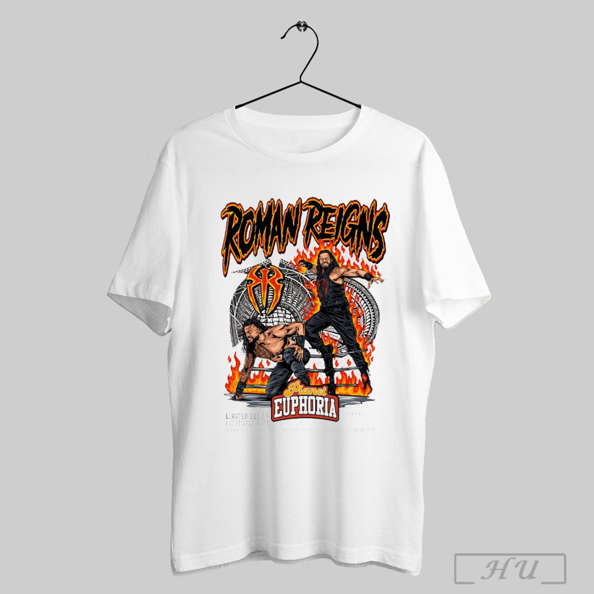 Roman Reigns Wwe 2025 Wrestler Planet Euphoria Art T Shirt Sweatshirt