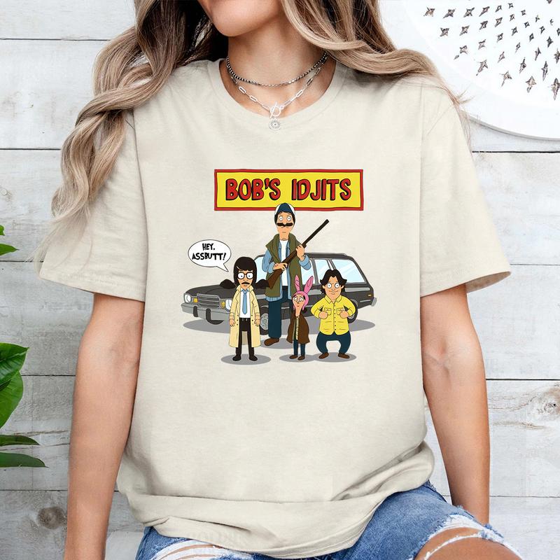 Supernatural Shirt, Supernatural b0bsburgers T Shirt, Gift For Woman and Man Unisex T-Shirt Sweatshirt Hoodie