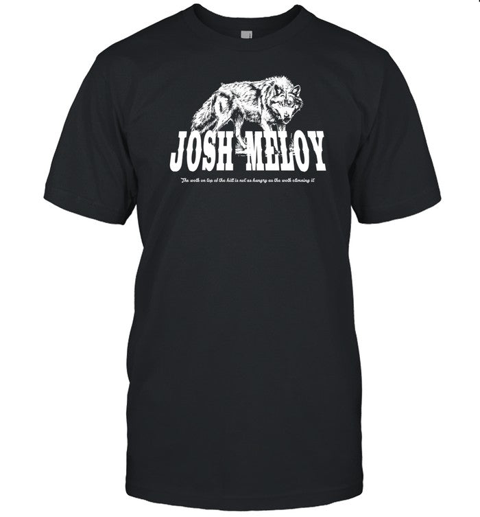 Josh Meloy Wolf T-Shirt, Hoodie, Tank Top, Sweater And Long Sleeve T-Shirt-Unisex T-Shirt