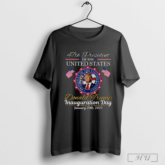 President Donald Trump Inauguration Day 2025 Shirt Authentic Maga 47th President