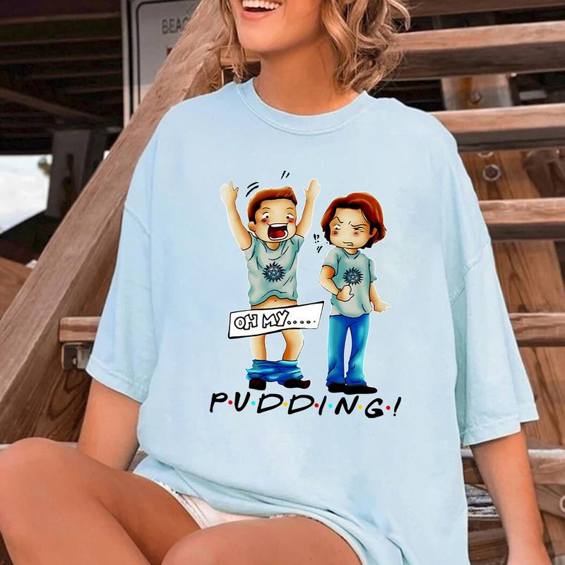 Pudding Dean & Sam T Shirt, Supernatural T Shirt, Gift For Woman and Man Unisex T-Shirt Sweatshirt Hoodie