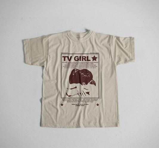 Tv Girl Lovers Rock Song Vintage 90s Shirt, French Exit, Album Poster Merch Unisex T-shirt
