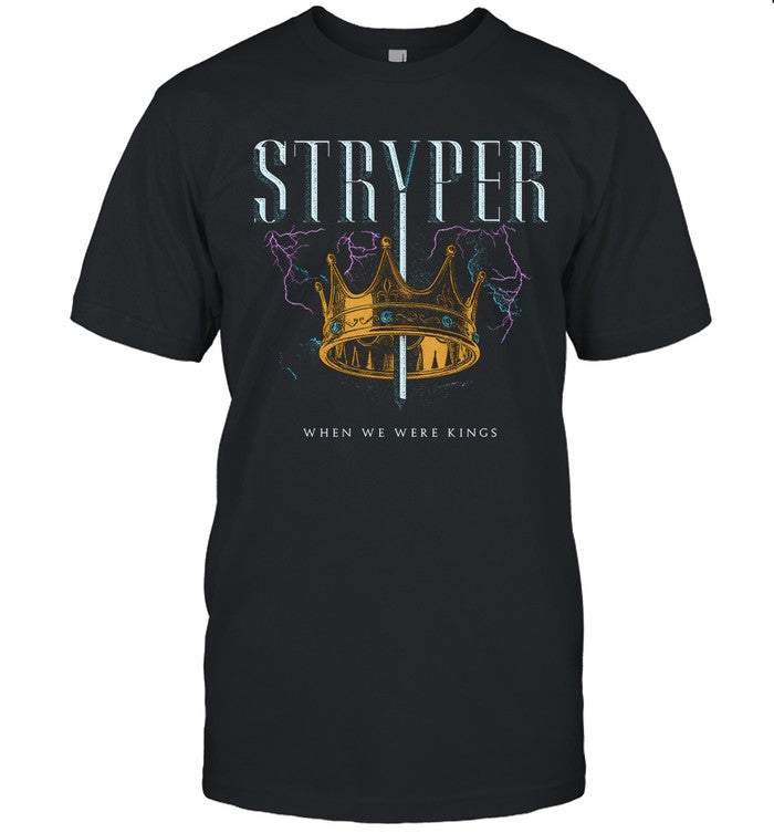 Stryper 40Th Anniversary Tour When We Were Kings Crown Shirt 2024