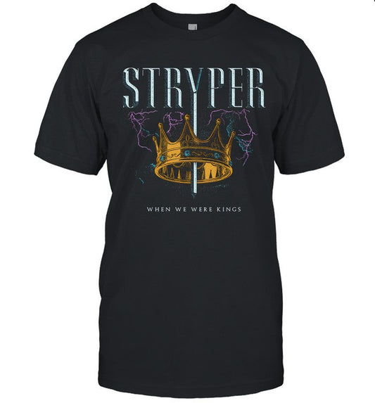 Stryper 40Th Anniversary Tour When We Were Kings Crown Shirt 2024