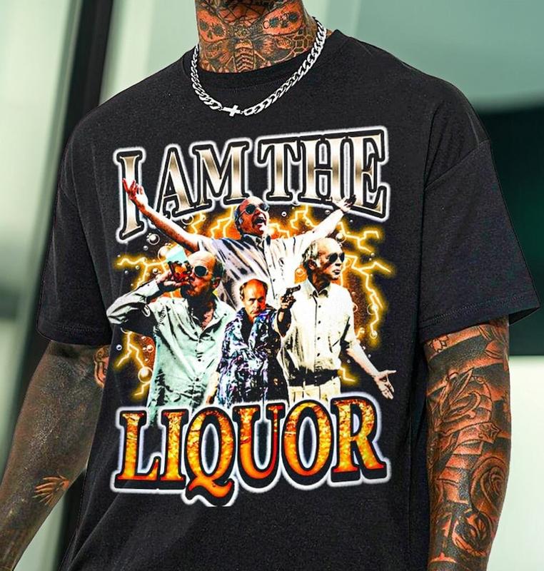 I Am The Liquor Jim Lahey Unisex T-Shirt, Trending Mr. Lahey Quote Graphic Tee, Perfect Gift for Humor Enthusiasts and Cult Series Fans