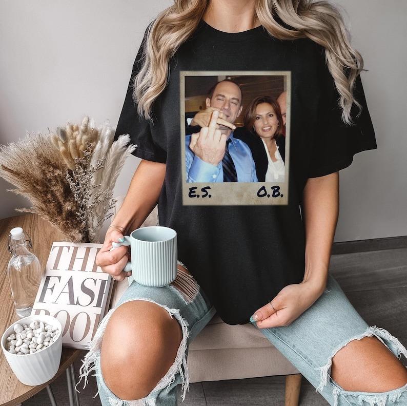 Retro Elliot Stabler And Olivia Benson T-Shirt, Elliot And Olivia Shirt, Law And Order SVU Tee, 90s Graphic Tee, 90s Movie Shirt