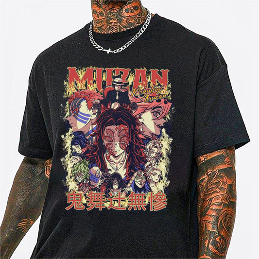 13 Upper Demons in Demon Slayer Shirt, All Kizuki characters, Kimetsu No Yaiba t-shirt, anime sweatshirt hoodie, Tanjiro shirt, Rengoku t-shirt