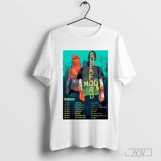 Sleaford Mods UK Tour 2024 Shirt