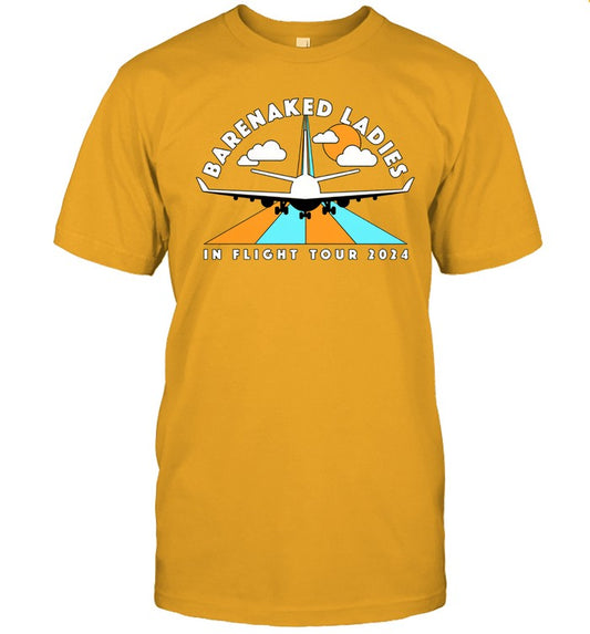 New Barenaked Ladies In Flight Plane Tour 2024 T-Shirt