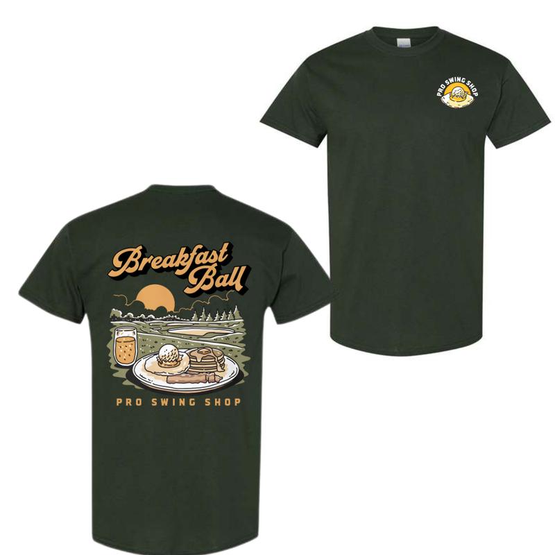 Breakfast Ball Pro Swing Shop T-shirt Double Side  For Men For Women, Unisex T-Shirt
