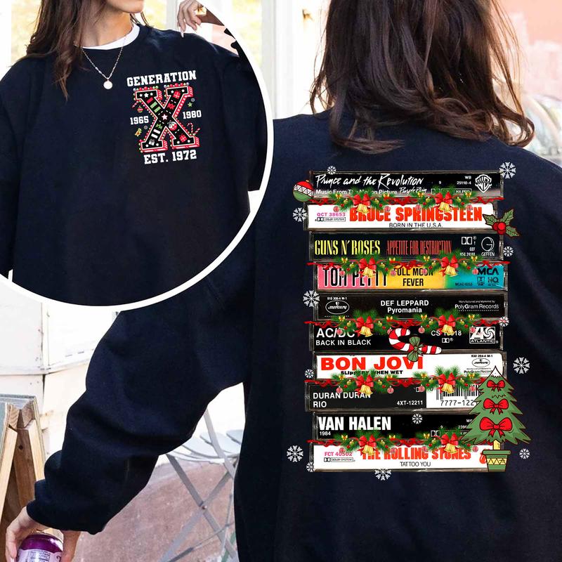 Gen X Christmas New T-Shirt: Proud Members, Vintage Inspired Humor, Sarcasm Quotes