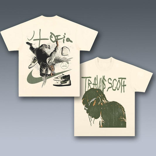 TRAVIS CACTUS JACK 2 SIDES Cotton Vintage Shirt To Match Sneaker Hiphop Clothing Rapper Merch Shirt, Hiphop Tour Concert 2024, Gift For Fan Y2K Aesthe