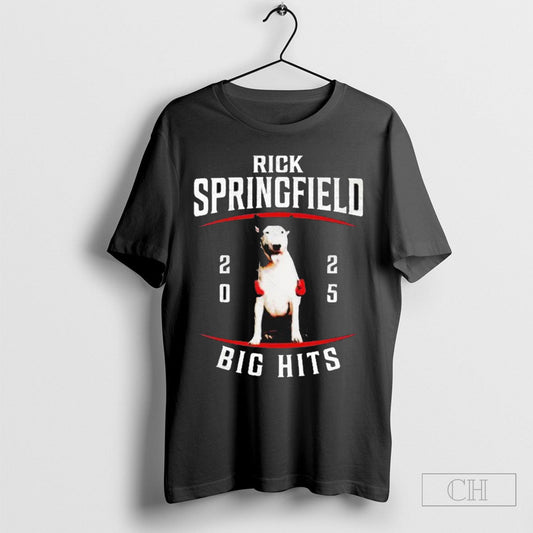 Rick Springfield Big Hits 2025 T Shirt