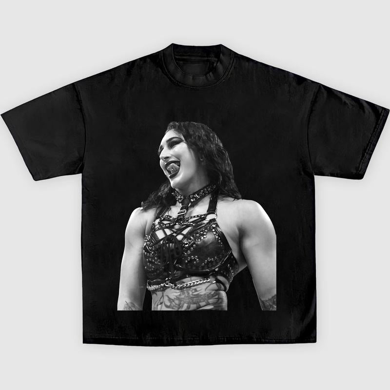 RHEA RIPLEY V4 TEE Wrestling Tee, Wrestling Graphic Tee, WWE Shirt, Sports T-shirt, Wrestling Gift, Gift for Him Gift For Her Hoodie Sweatshirt