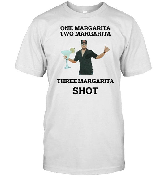 Bailey Zimmerman One Margarita Two Margarita Three Margarita Shot Shirt