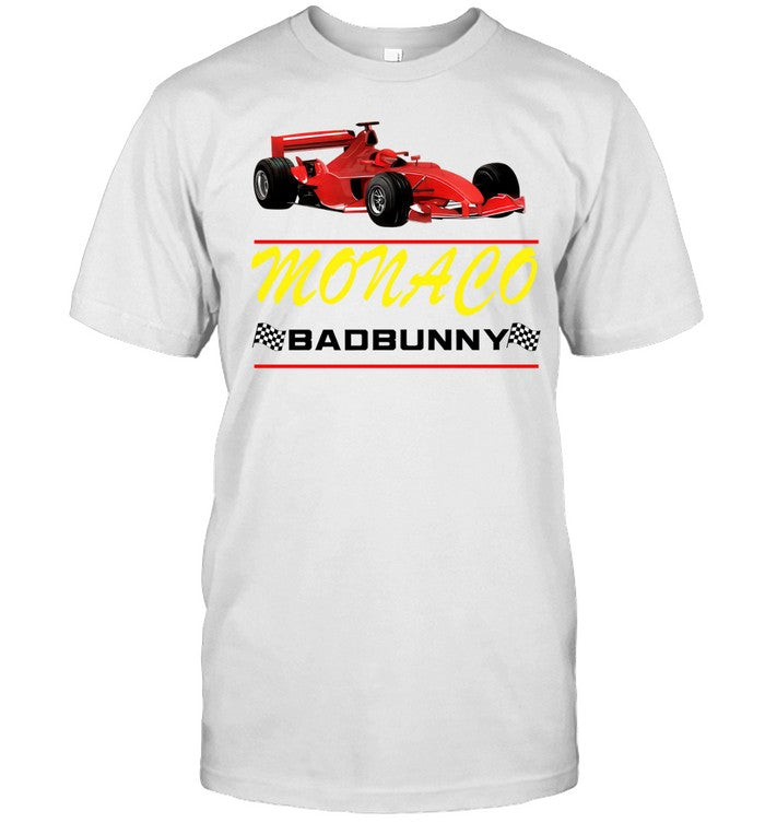 Limited Bad Bunny Most Wanted Tour Monaco Race Car Tour Dates 2024 Tee