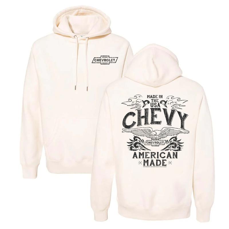 Chevrolet Usa Hoodie, Pick Your Color, Work From Home Wear, Styles For Every Taste, All-gender Fits, Classic Cotton, Menswear Unisex, Unisex