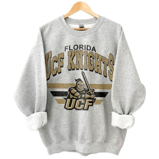 46. UCF Knights Vintage NCAA Sweatshirt, University Team Fan Apparel, Classic Sports Hoodie Gift for Fans