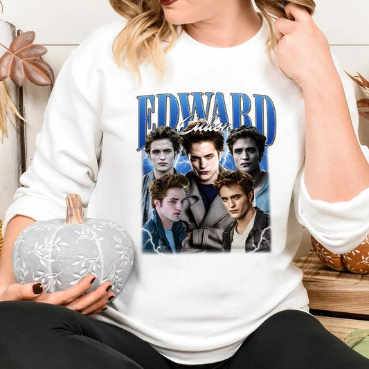 Edward Cullen T Shirt, Edward Cullen Vintage 90's Tee, Robert Pattinson Fan Made Tee, Team Edward Tee