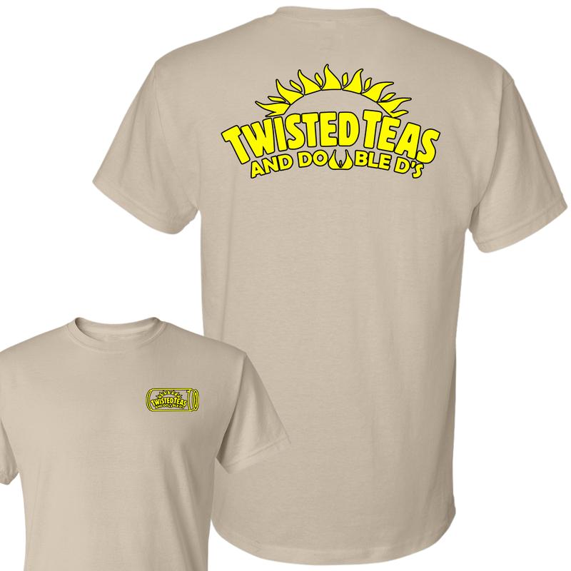 Twisted Teas and Double D's T-Shirt, Unisex T-Shirt, Ful Color T-Shirt, For Men, For Women planbtwistedtea
