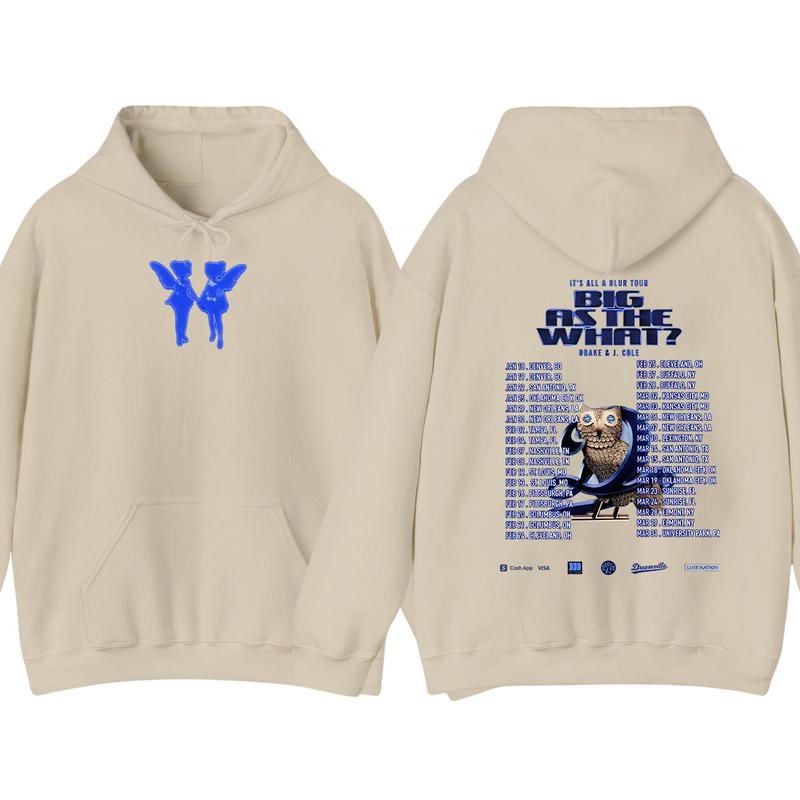 Drake For All The Dogs Scary Hours Edition Album Cover Itâ€™s All A Blur Big As The What Tour 2024 Unisex Hoodie dandy hoodie