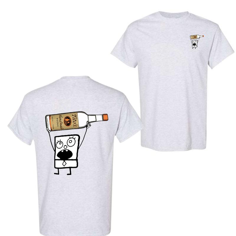 Doodlebob Tito's Essential T-Shirt, Funny Drinking T-Shirt, Tito's T-Shirt For Men And Women