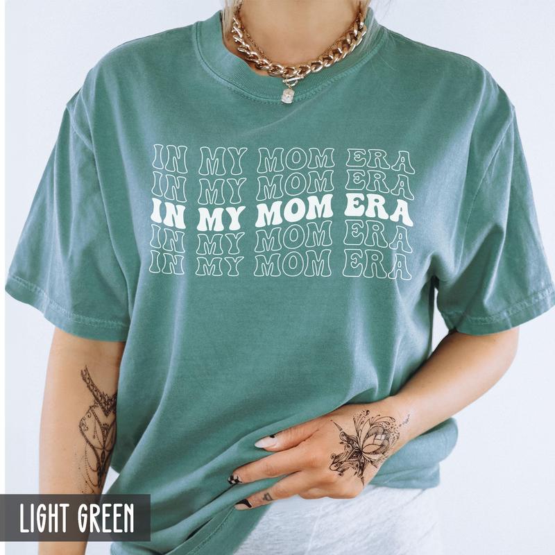 sÃ‚Â® In my MOM Era Shirt, Cute Mothers Day Shirt, Oversized Trendy Mama t-shirt, Cute Retro Mom Shirt, Mommy Shirt, Gift for Mom, New Mother from daught