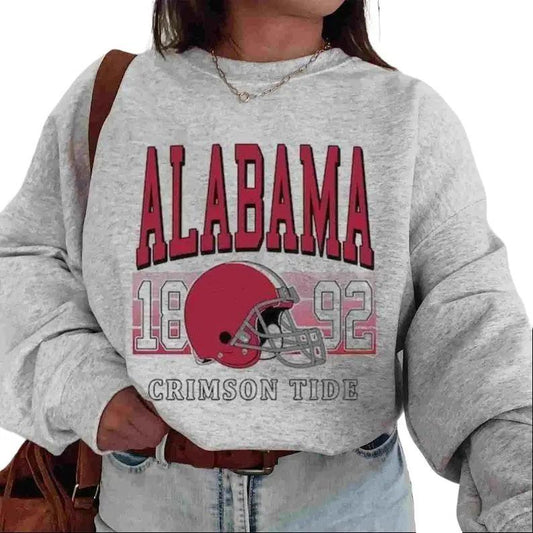 Vintage NCAA Alabama Crimson Tide Football 1892 NCAA Unisex t-shirt, sweatshirt, hoodie Cotton Womenswear