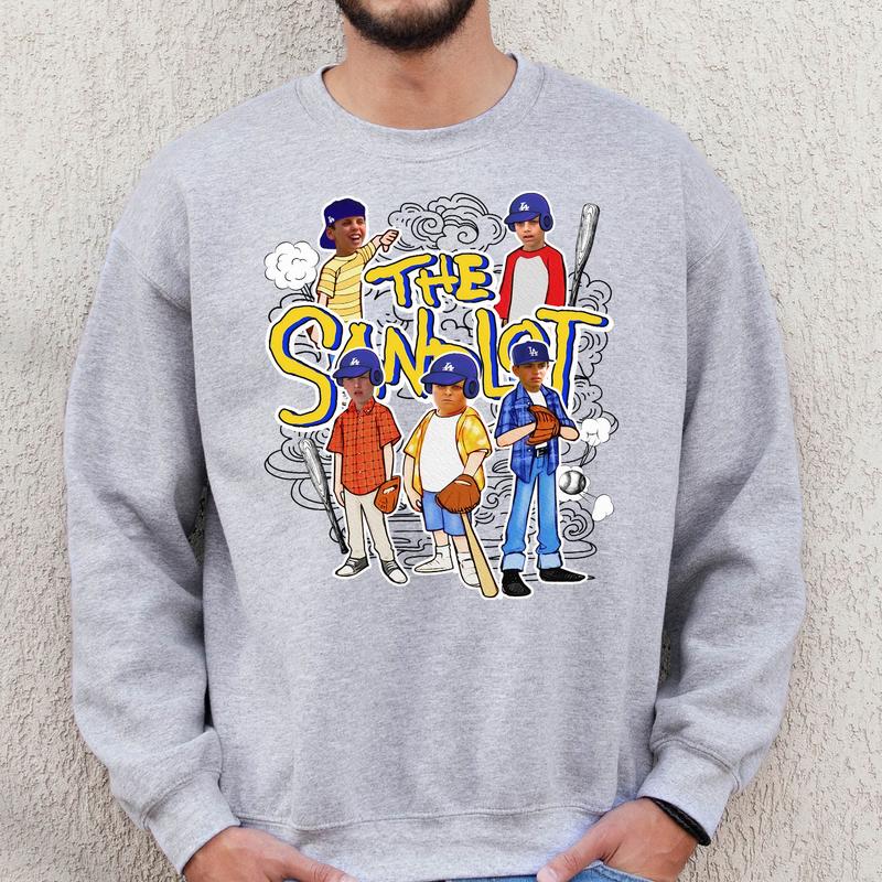 The Sandlot Men's Tshirt, Sandlot Baseball Classical Movie Crewneck Sweatshirt, 90Ã¢â‚¬â„¢s Baseball Game Day Hoodie, Gift For Baseball Lovers, Menswear Tops