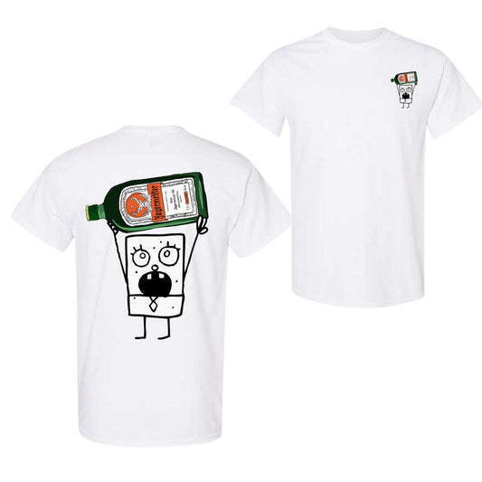 Doodlebob Jagermeister 2 Sided T-Shirt, Funny Drinking T-Shirt, Unisex T-Shirt, For Men, For Women, Gift For All Menswear Top