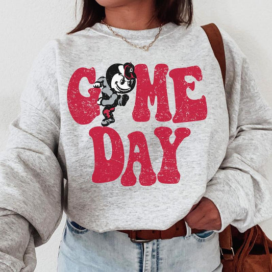 Ohio State Buckeyes Vintage College Game Day Football NCAA Sweatshirt, Vintage Sweatshirt NCAA, Classic Sport Sweatshirt, Gifts For Football Fan Sport