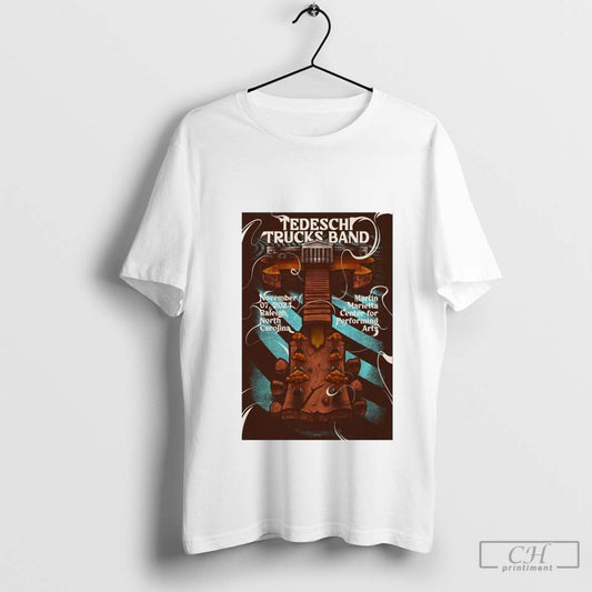 Tedeschi Trucks Band Martin Marietta Center For The Performing Arts November 7, 2024 Show Poster Tour T-Shirt