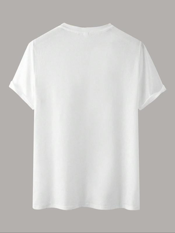 Women's Letter & Book Print Round Neck Tee, Casual Crew Neck Short Sleeve T-shirt, Ladies Summer ClothesÃ‚Â for Daily Holiday Vacation Outdoor Wear