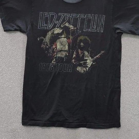 Led Zeppelin Unisex T-shirt Tour Rock Band Graphic Tee Shirt Cotton Fabric