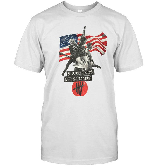 Limited 5 Seconds Of Summer American Tour Shirt