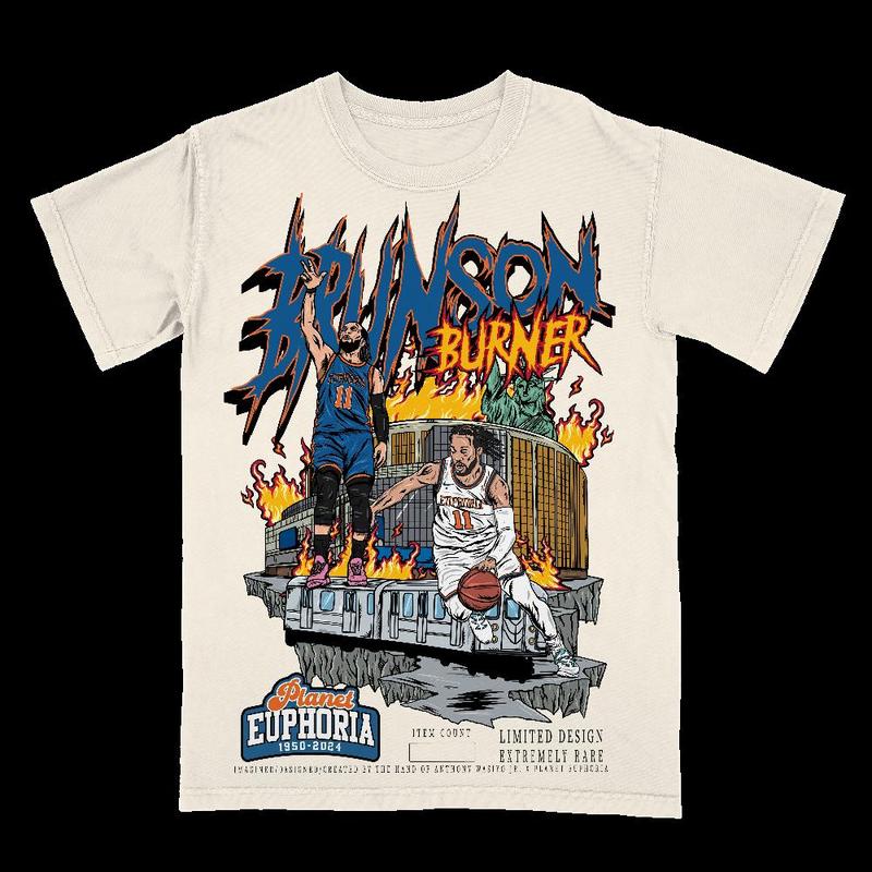 Jalen Brunson Euphoria Planet Shirt, Basketball Shirt, Graphic T-shirt ,Gift For Women, Gift For Men, Fall tee