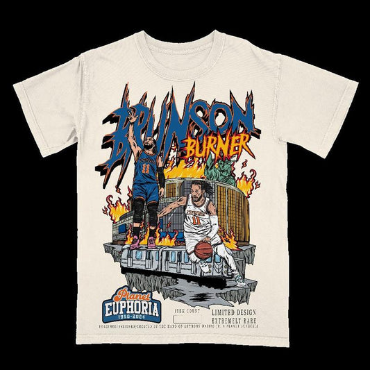 Jalen Brunson Euphoria Planet Shirt, Basketball Shirt, Graphic T-shirt ,Gift For Women, Gift For Men, Fall tee