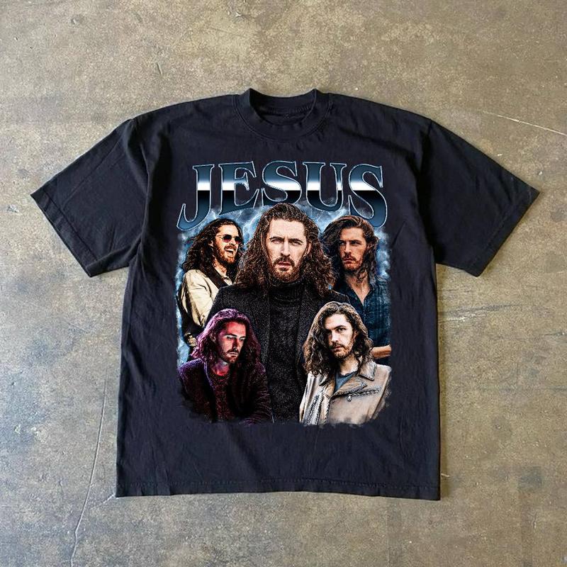Hozier is Jesus shirt Cotton Man Unisex Top Print Cotton Man