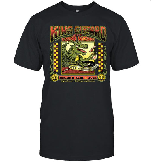 King Gizzard & The Lizard Wizard August 5, 2024 Quincy, Wa Tour Shirt