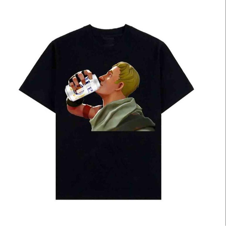 Fortnite Beer T-Shirt, Lite Beer Shirt, Fornite Graphic Shirt, Unisex Cotton Shirt, For Men, For Women, Gift for Fan, Menswear Top